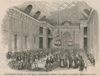 Jahresdinner der Royal Freemasons School für weibliche Kinder in der Freemasons Hall