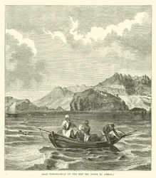 Arabisches Fischerboot am Roten Meer, Bahr el Ahmar