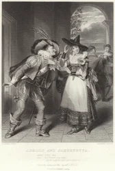Armado und Jaquenetta, Verlorene Liebesmüh, Akt I, Szene II