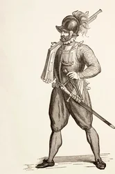 Arkebusier des 16. Jahrhunderts