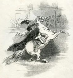Astleys Amphitheater, London, Szene im Zirkus