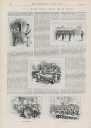 An einer Londoner Schulbehörde für Schulschwänzer