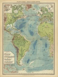 Atlantischer Ozean, Kabel und Meerestiefen