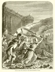 Angriff auf die Bastille durch die Revolutionäre von Paris