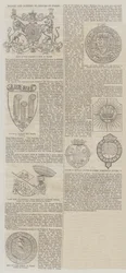 Abzeichen und Wahlsprüche der Prinzen von Wales (Stich)