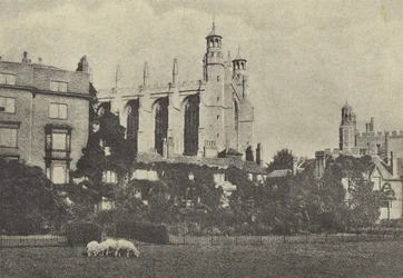 Baldwins Ende, um 1899 (Gravur)