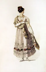 Ballkleid, Modeplatte aus Ackermann