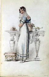Ballkleid, Modeplatte aus Ackermann