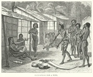 Handeln um eine Ehefrau (Gravur)