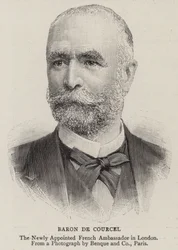 Baron de Courcel (Gravur)