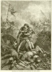 Schlacht von Poitiers und Gefangennahme von König Johann