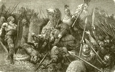 Belisarius führt die römische Armee gegen die Goten