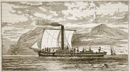 Bells Komet, Illustration aus Cassells Illustrierter Geschichte Englands