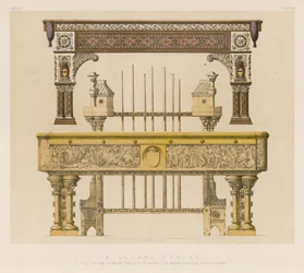 Billardtische (Chromolithographie)