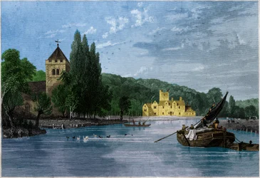 Bisham Abbey (Stich, ca. 1850)