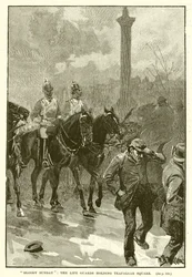 Blutsonntag: Die Life Guards halten den Trafalgar Square