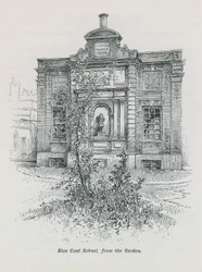 Blue Coat Schule vom Garten aus