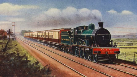 Bombay-Calcutta Mail auf der Great Indian Peninsula Railway