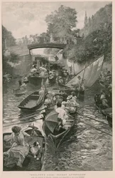 Boulters Lock: Sonntagnachmittag, nach einem Gemälde von Edward J. Gregory