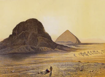Backsteinpyramiden von Dashour, Ägypten, Ex V 5 18
