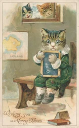 Britische Weihnachtskarte