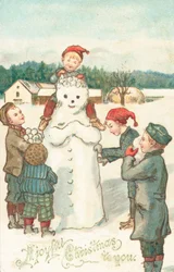 Britische Weihnachtskarte