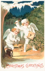 Britische Weihnachtskarte