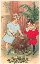 Britische Weihnachtskarte