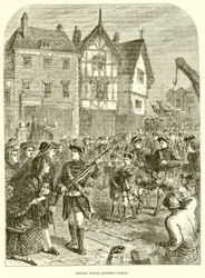 Britische Truppen betreten Boston