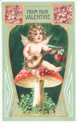 Britische Valentinskarte