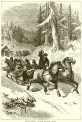 Britische Truppen durch Kanada transportiert