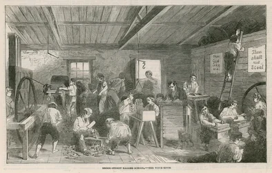 Brook Street, Armenschule und Industrieschule
