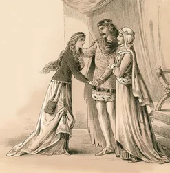 Bruces Frau und Tochter werden ihm nach Bannockburn zurückgebracht