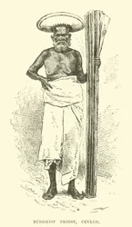 Buddhistischer Priester, Ceylon