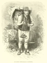 Bulgarischer Obstverkäufer aus Rustschuk