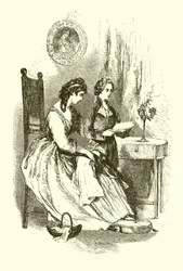 Burke liest seiner Mutter vor