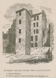 Burkes Haus vom Hinterhof