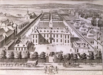 Burlington House in Piccadilly, 18. Jahrhundert
