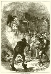 Verbrennung von Jays Effigie