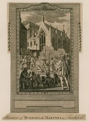 Verbrennung der Märtyrer in Smithfield