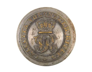 Knopf, Calcutta Volunteer Rifles, vor 1901