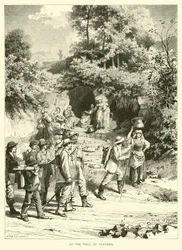 Am Brunnen in Olevano