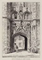 Cambridge: Eingangstor des St. John