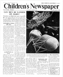 Kann der Mensch auf dem Mars landen, Titelseite von 