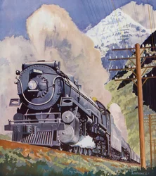 Canadian Pacific Railways "Dominion" in den Rockies