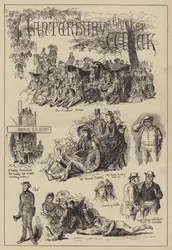 Canterbury Cricket Woche (Gravur)