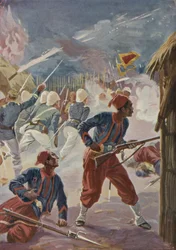 Eroberung von Son Tay durch die Franzosen, Tonkin, 1884