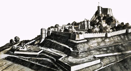 Carisbrooke Castle auf der Isle of Wight