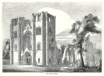Kathedrale von Elgin (Gravur)