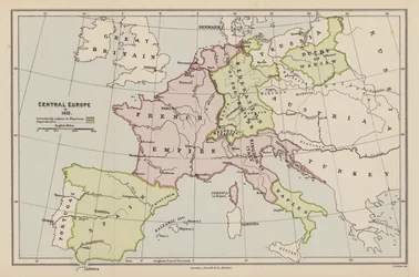 Mitteleuropa im Jahr 1812